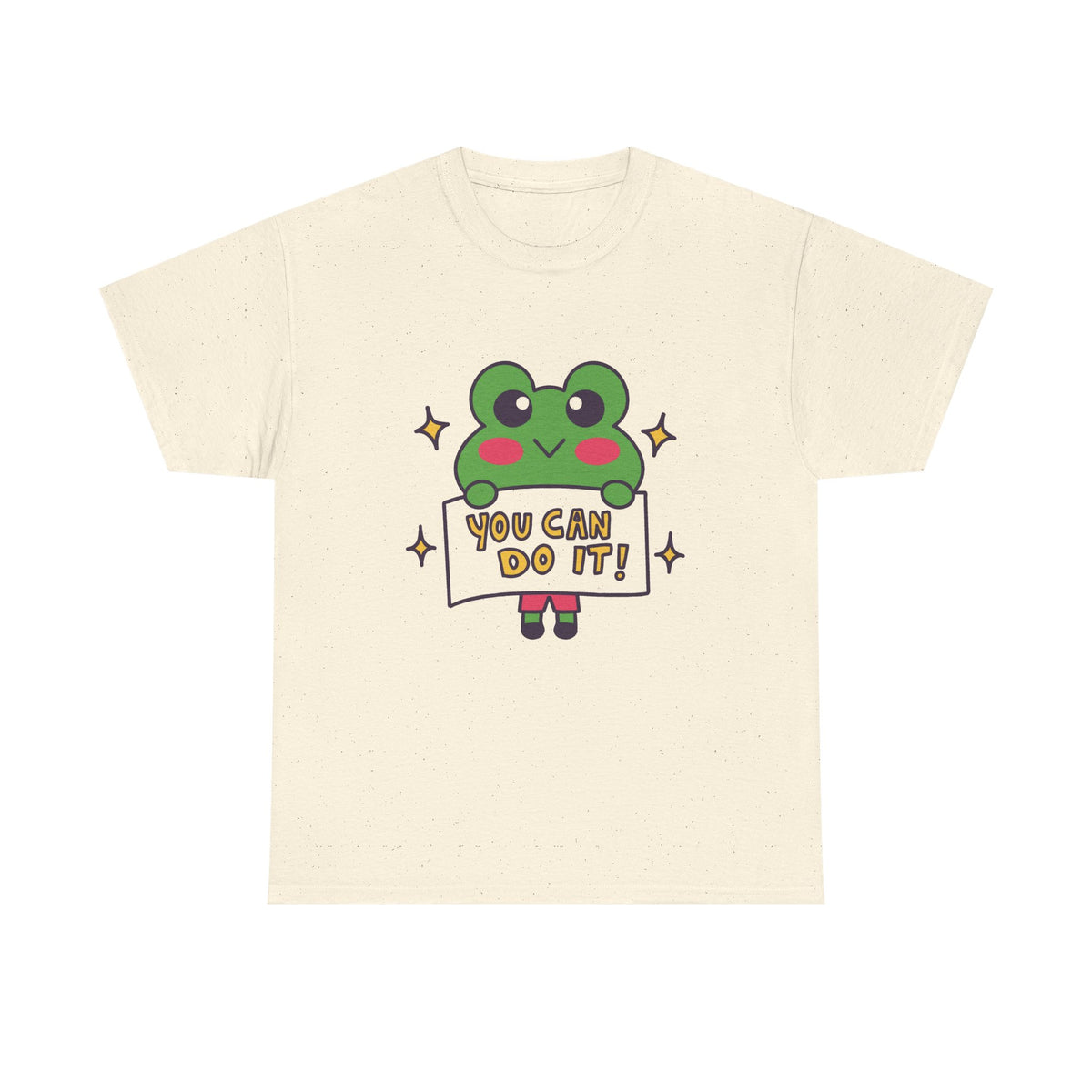 Cute Frog "You Can Do It!" Tee