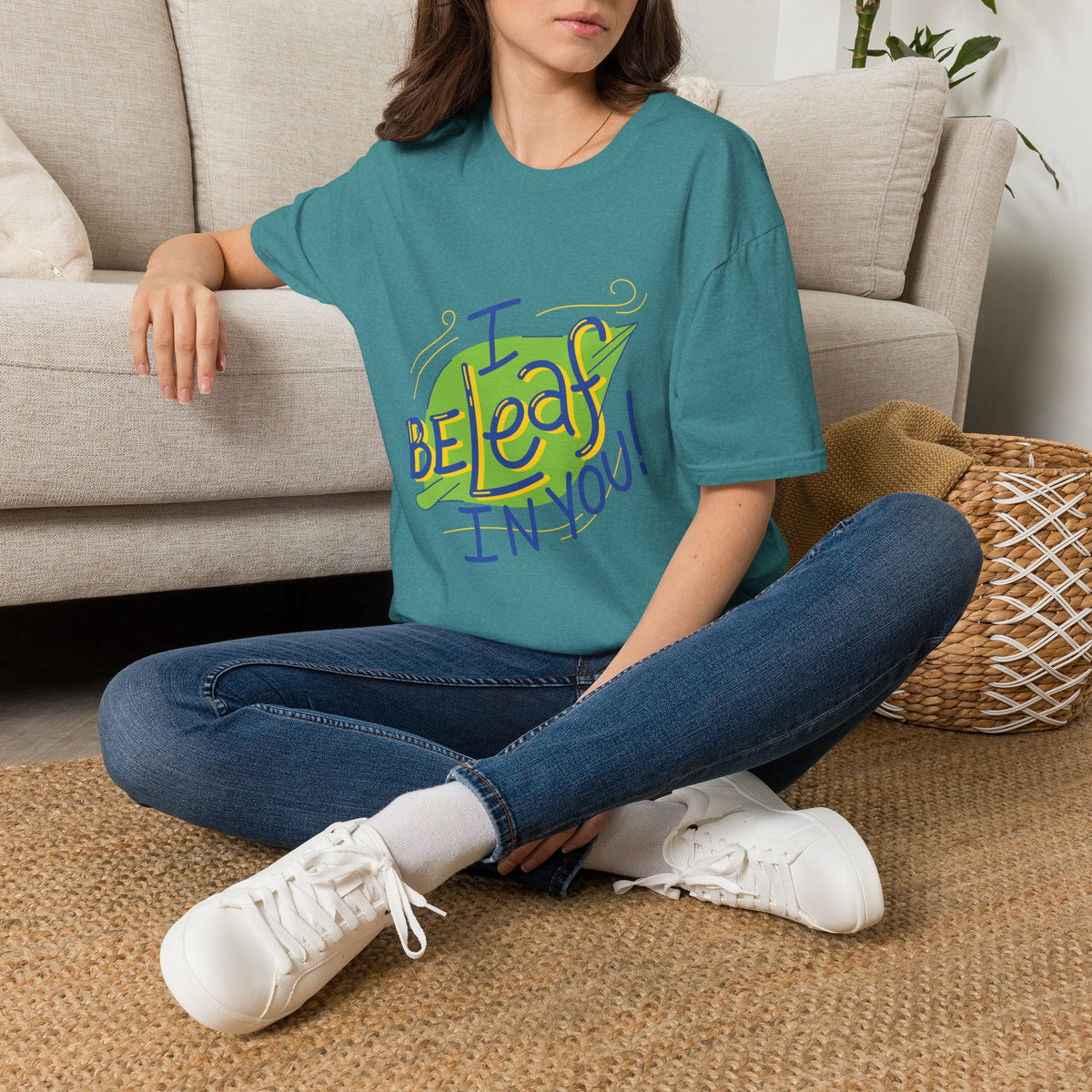 “I Beleaf In You” Plant Pun Tee