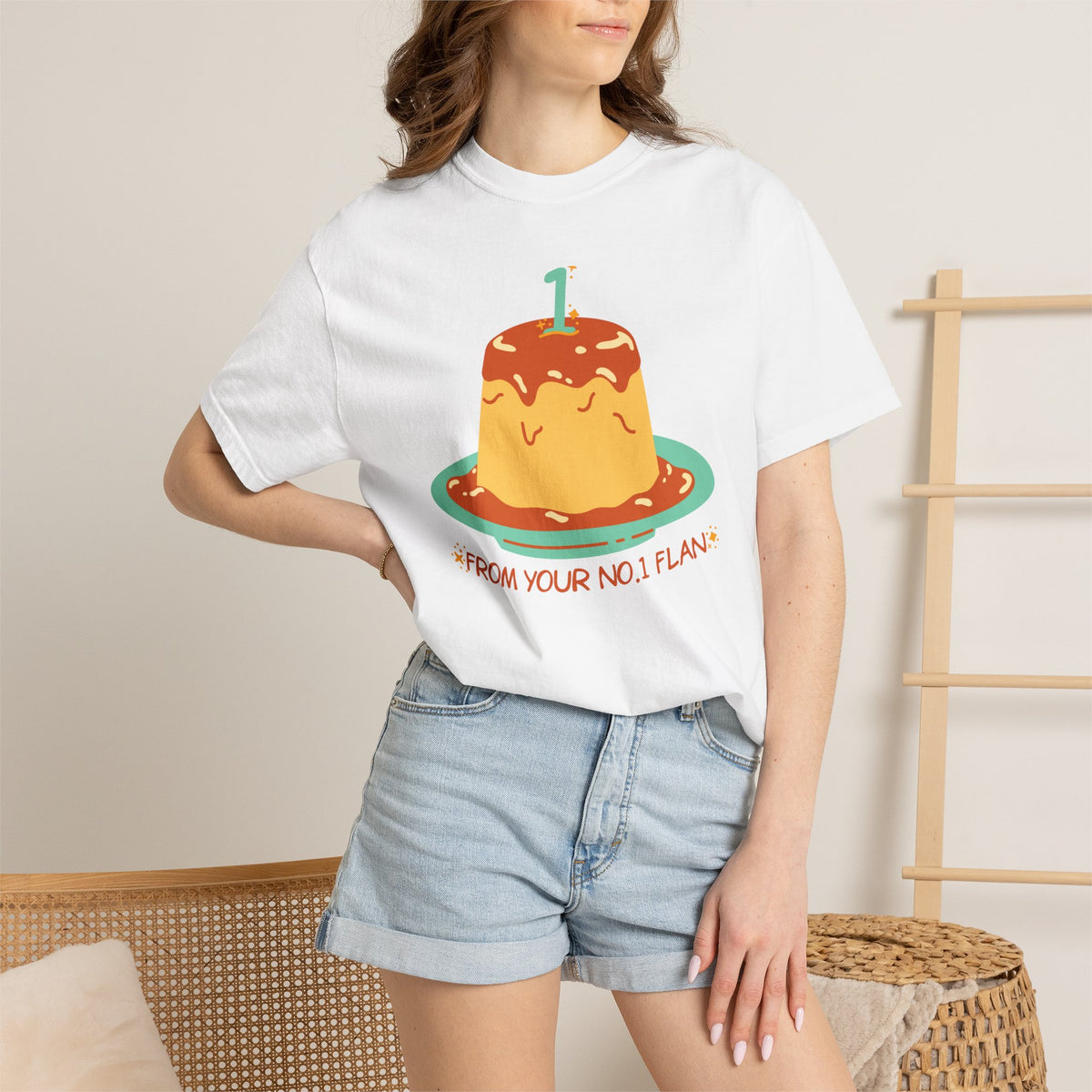 From Your No.1 Flan Graphic T-Shirt