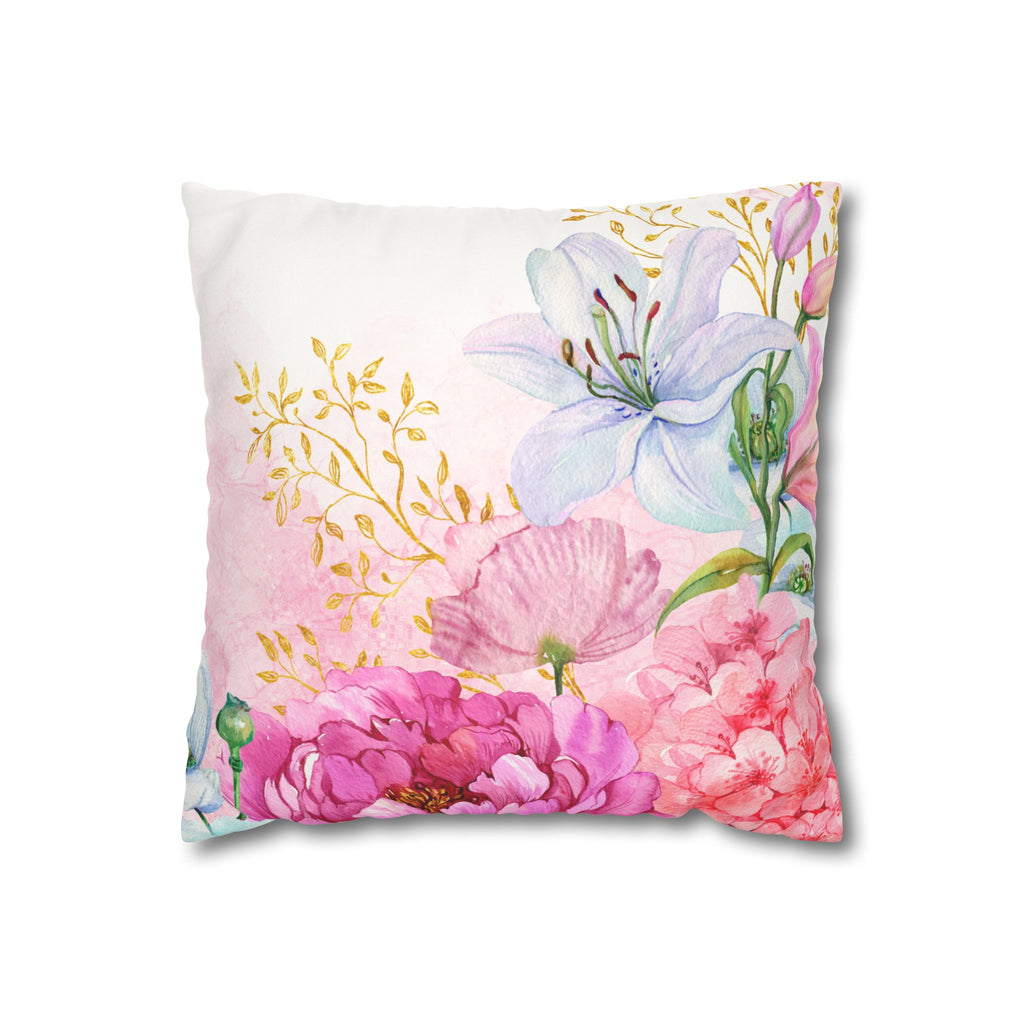 Watercolor Blooms Pillowcase