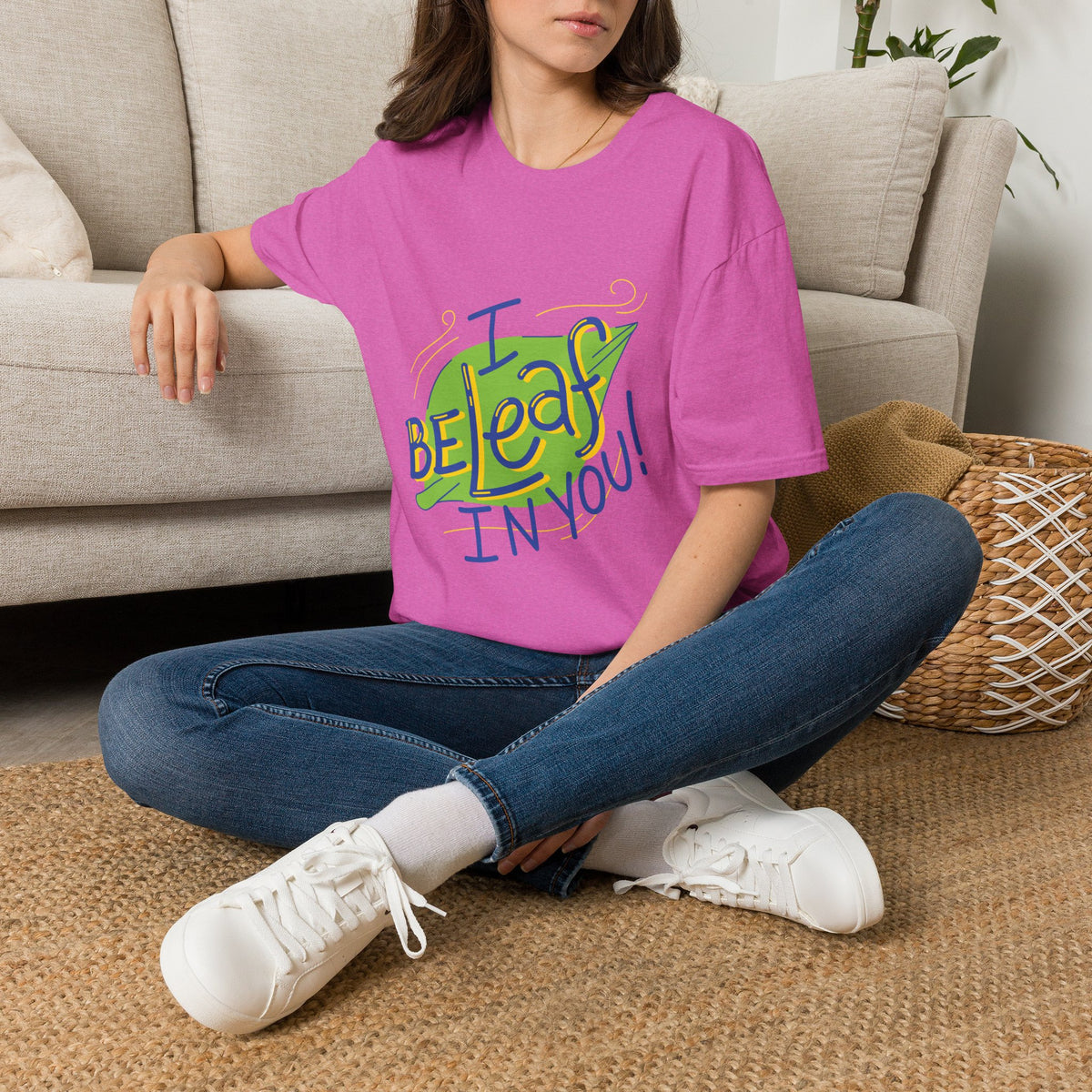 “I Beleaf In You” Plant Pun Tee