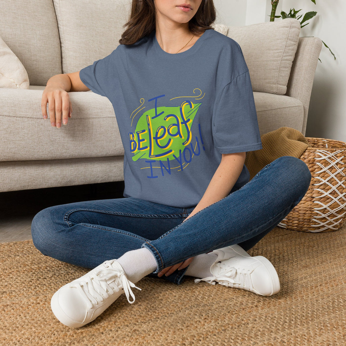 “I Beleaf In You” Plant Pun Tee