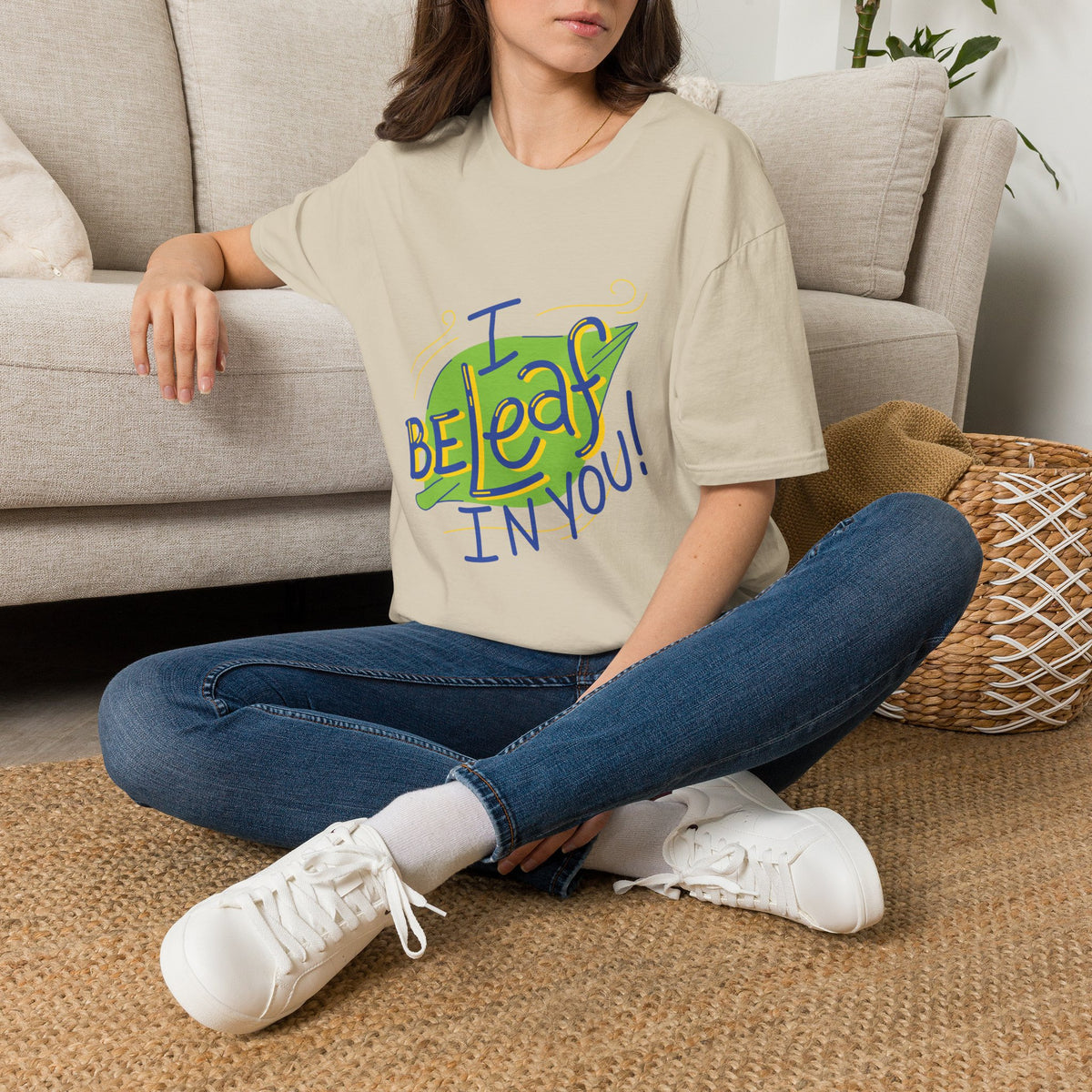 “I Beleaf In You” Plant Pun Tee