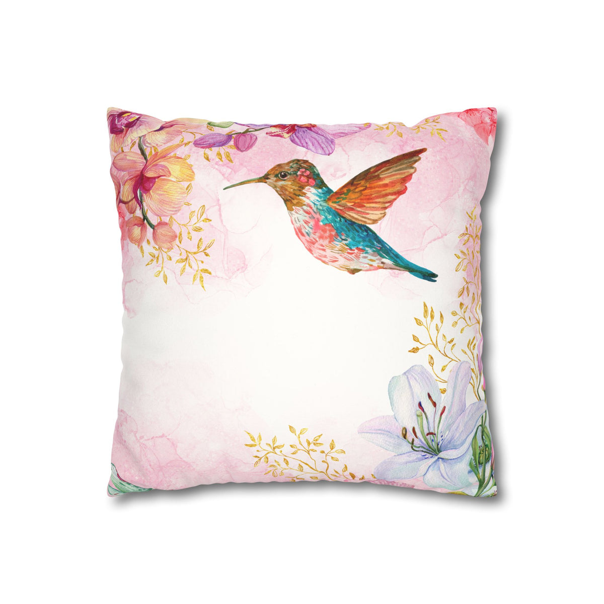 Watercolor Blooms Pillowcase