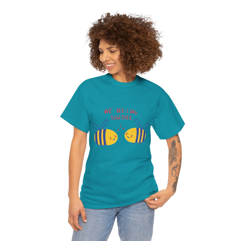 Bee-Long Together Tee — Cute Couples Bee Graphic Unisex Shirt