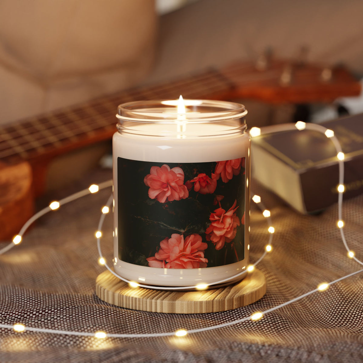 Rose Garden Soy Candle  9oz Scented Jar