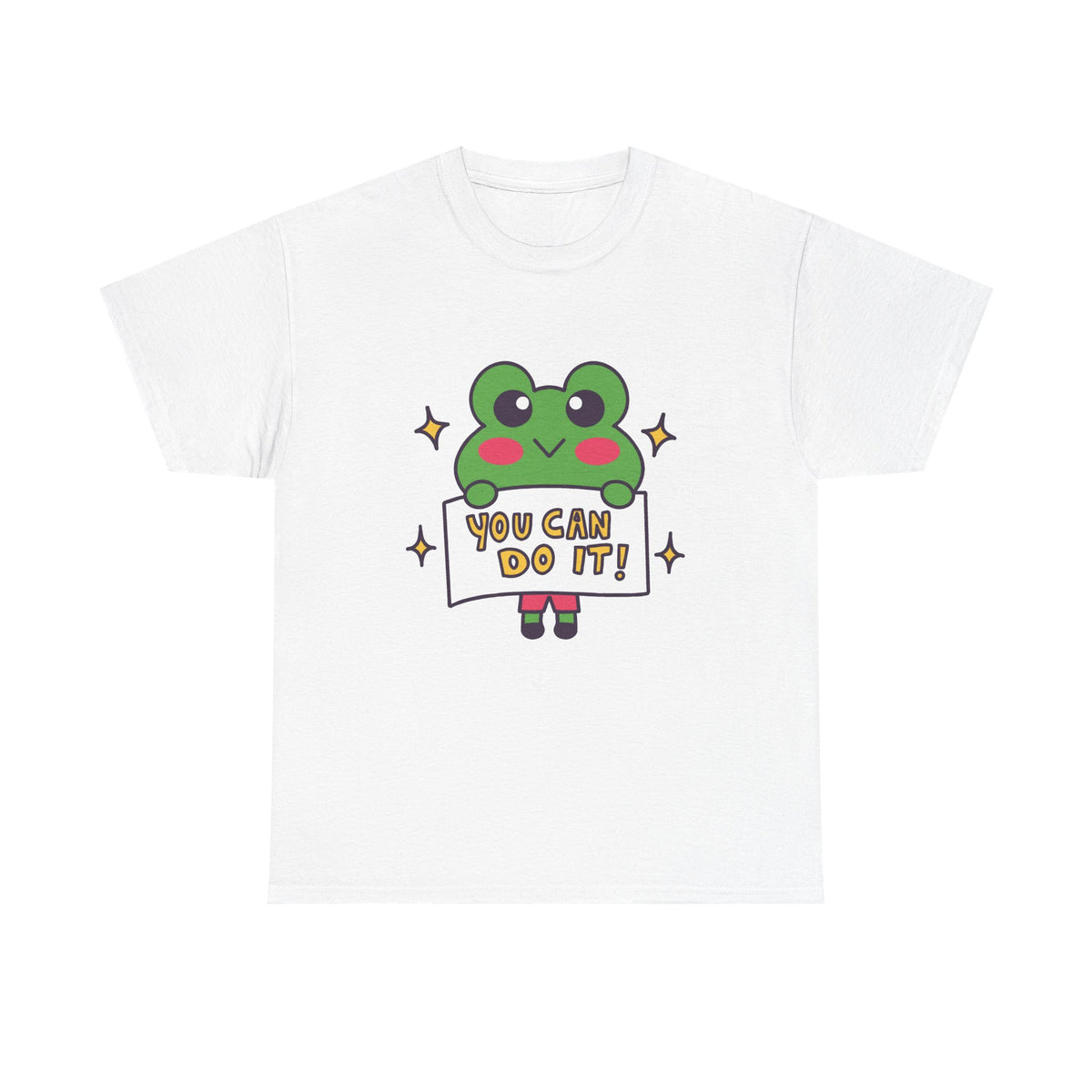 Cute Frog "You Can Do It!" Tee