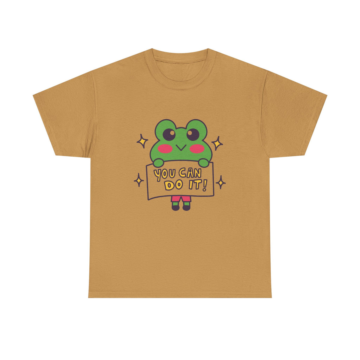 Cute Frog "You Can Do It!" Tee