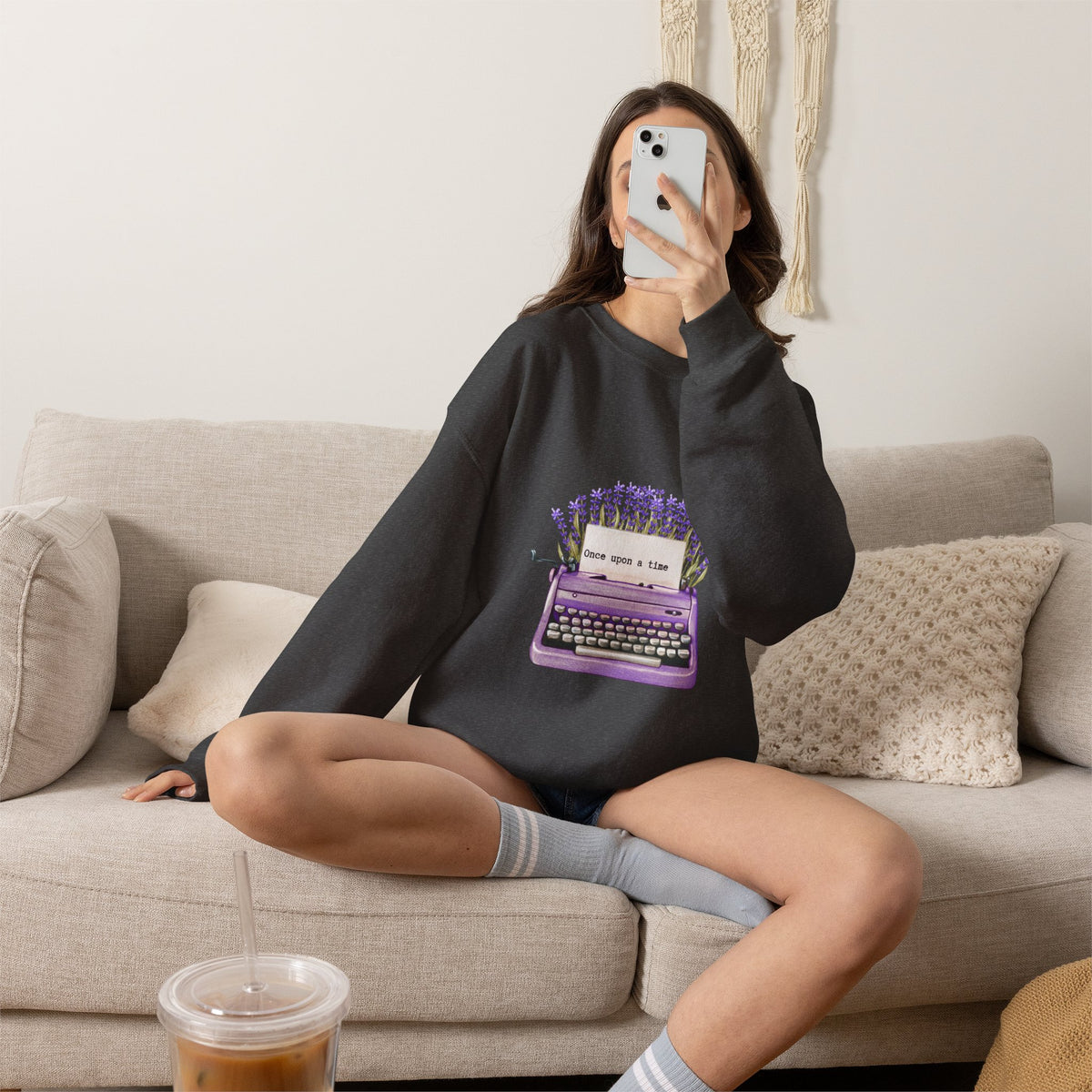 Once Upon a Time Typewriter Sweatshirt