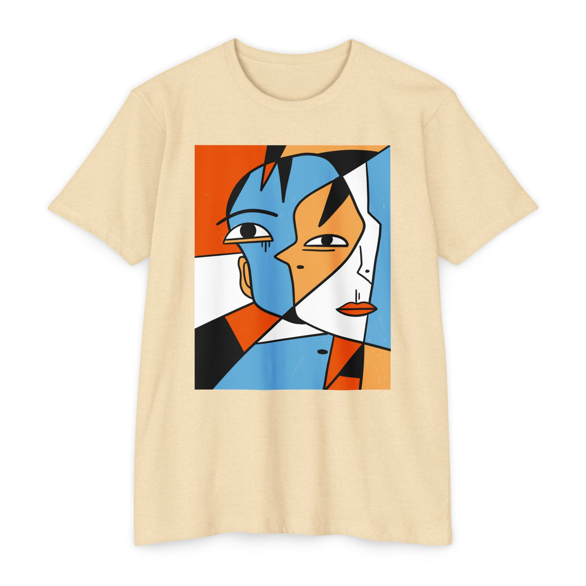 Abstract Faces Art T-Shirt