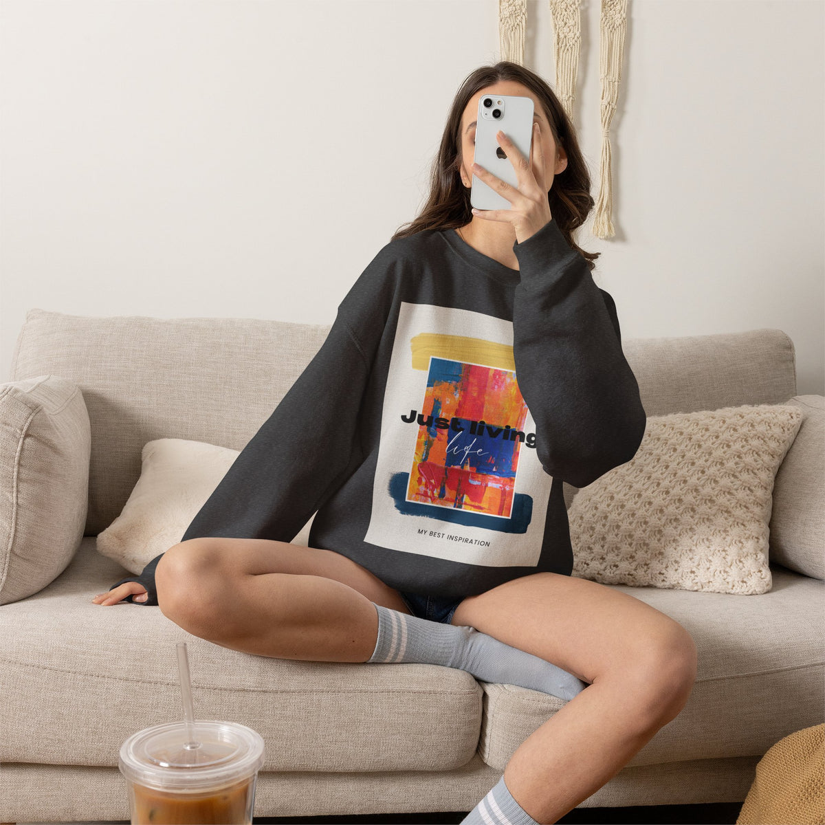 Just Living Crewneck Sweatshirt