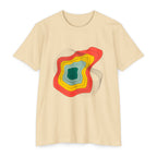Abstract Topographic Lines T-Shirt