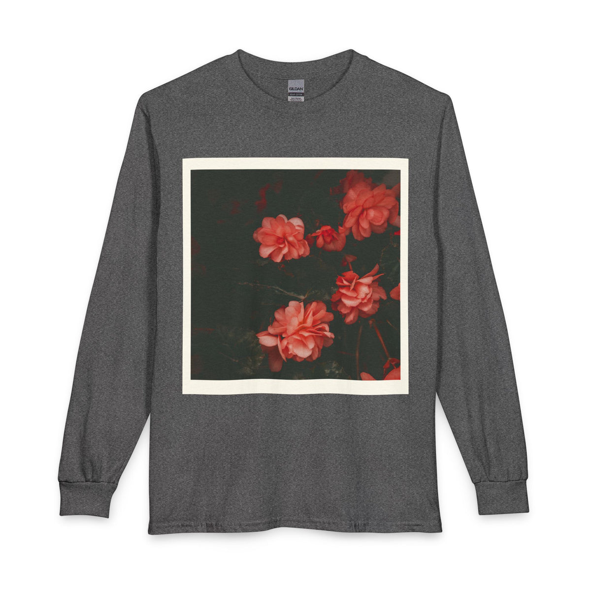 Floral Vintage Rose Long Sleeve Tee