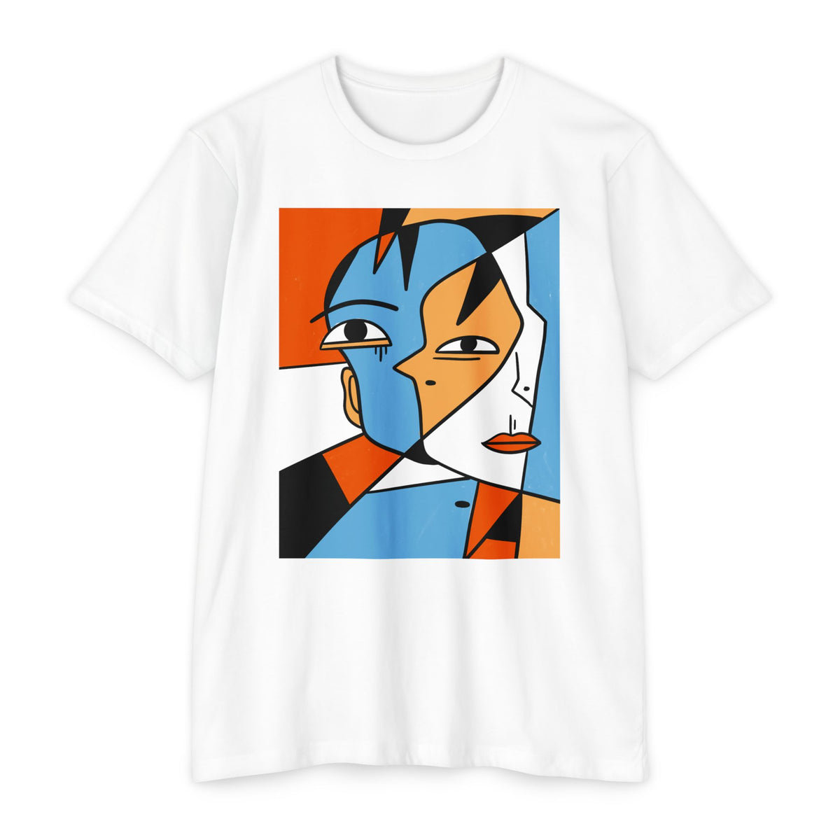 Abstract Faces Art T-Shirt