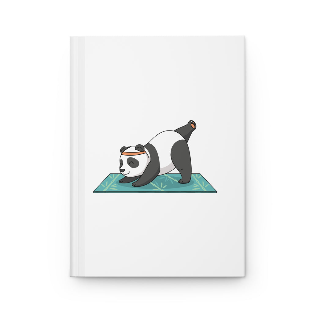 Panda Yoga Hardcover Journal