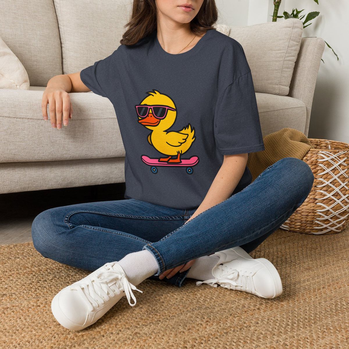 Cool Skateboard Duck T-Shirt