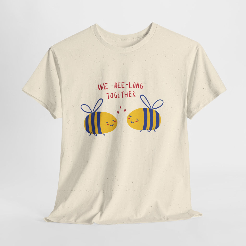 Bee-Long Together Tee — Cute Couples Bee Graphic Unisex Shirt