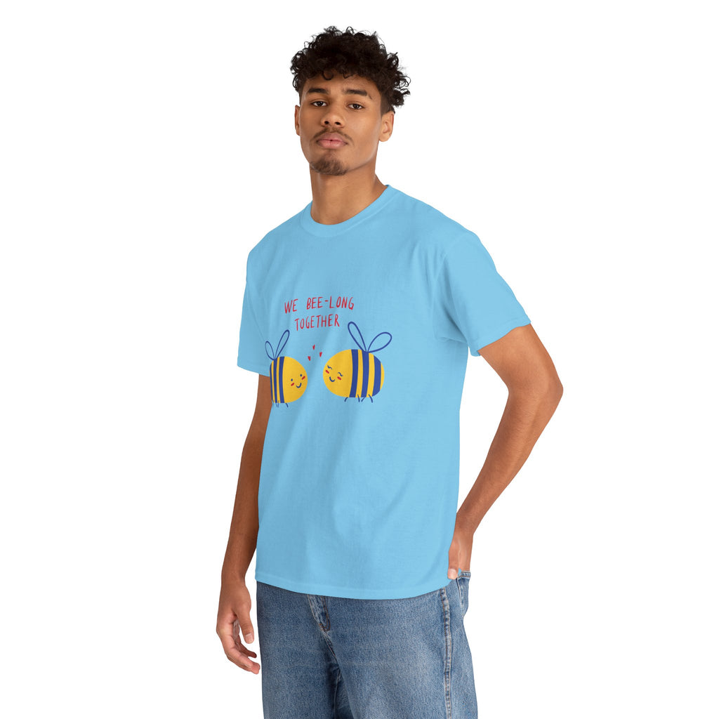 Bee-Long Together Tee — Cute Couples Bee Graphic Unisex Shirt