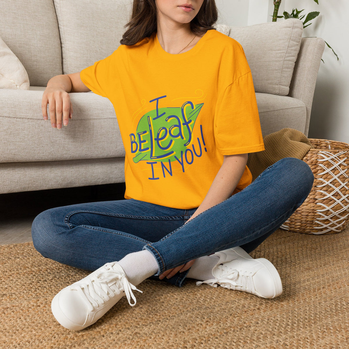 “I Beleaf In You” Plant Pun Tee