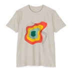 Abstract Topographic Lines T-Shirt