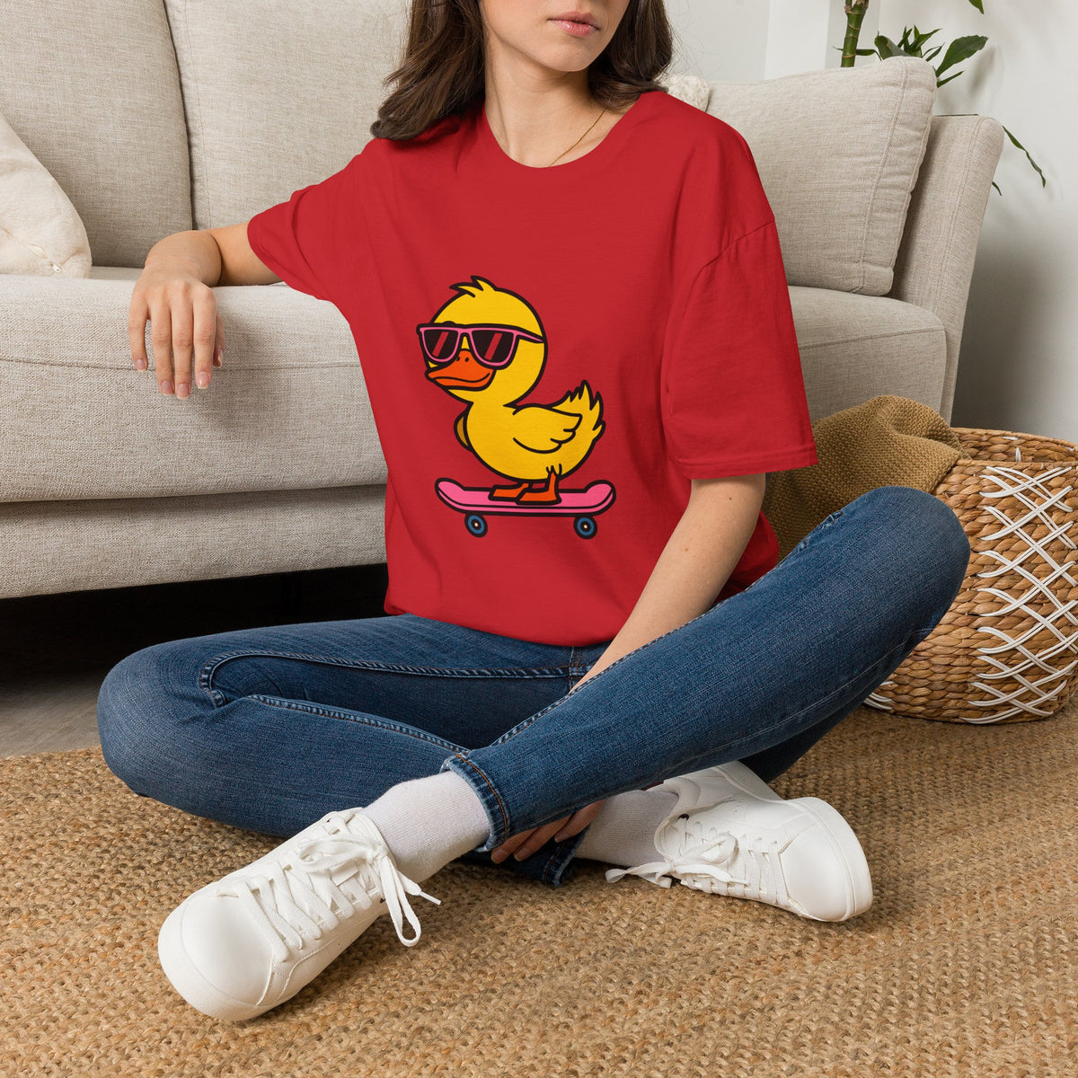 Cool Skateboard Duck T-Shirt