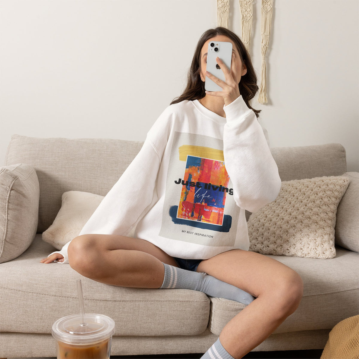Just Living Crewneck Sweatshirt