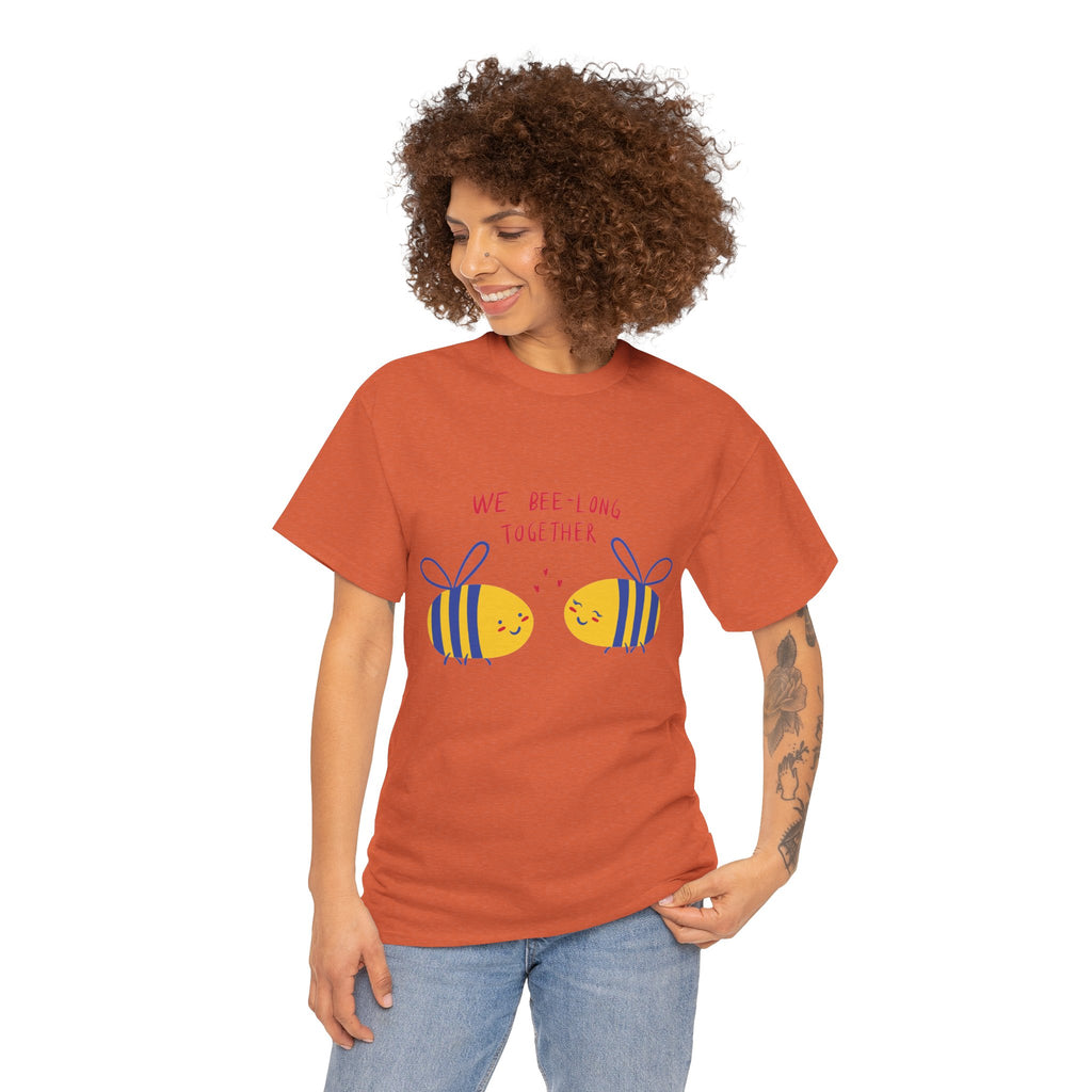 Bee-Long Together Tee — Cute Couples Bee Graphic Unisex Shirt