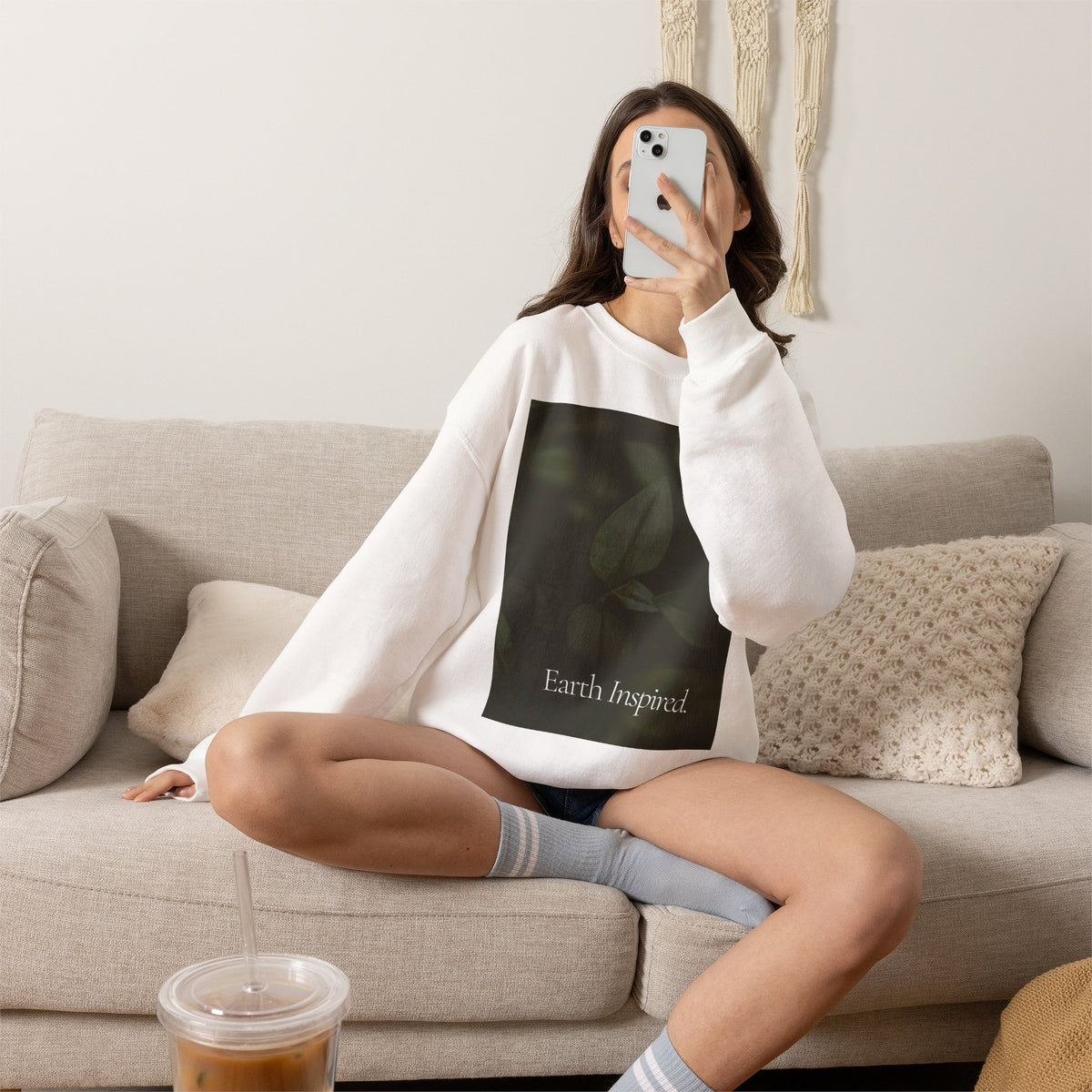 Earth Inspired Crewneck Sweatshirt