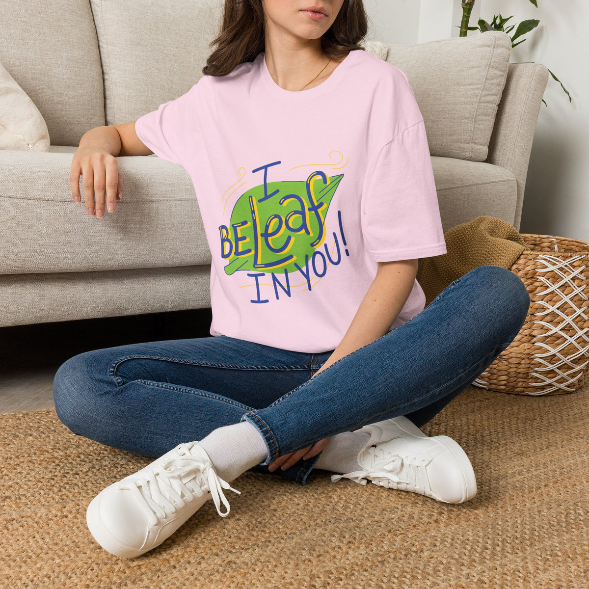 “I Beleaf In You” Plant Pun Tee