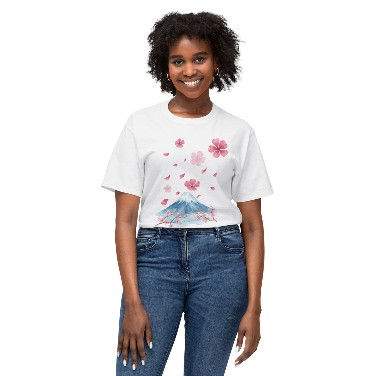 Mount Fuji Cherry Blossom T-Shirt