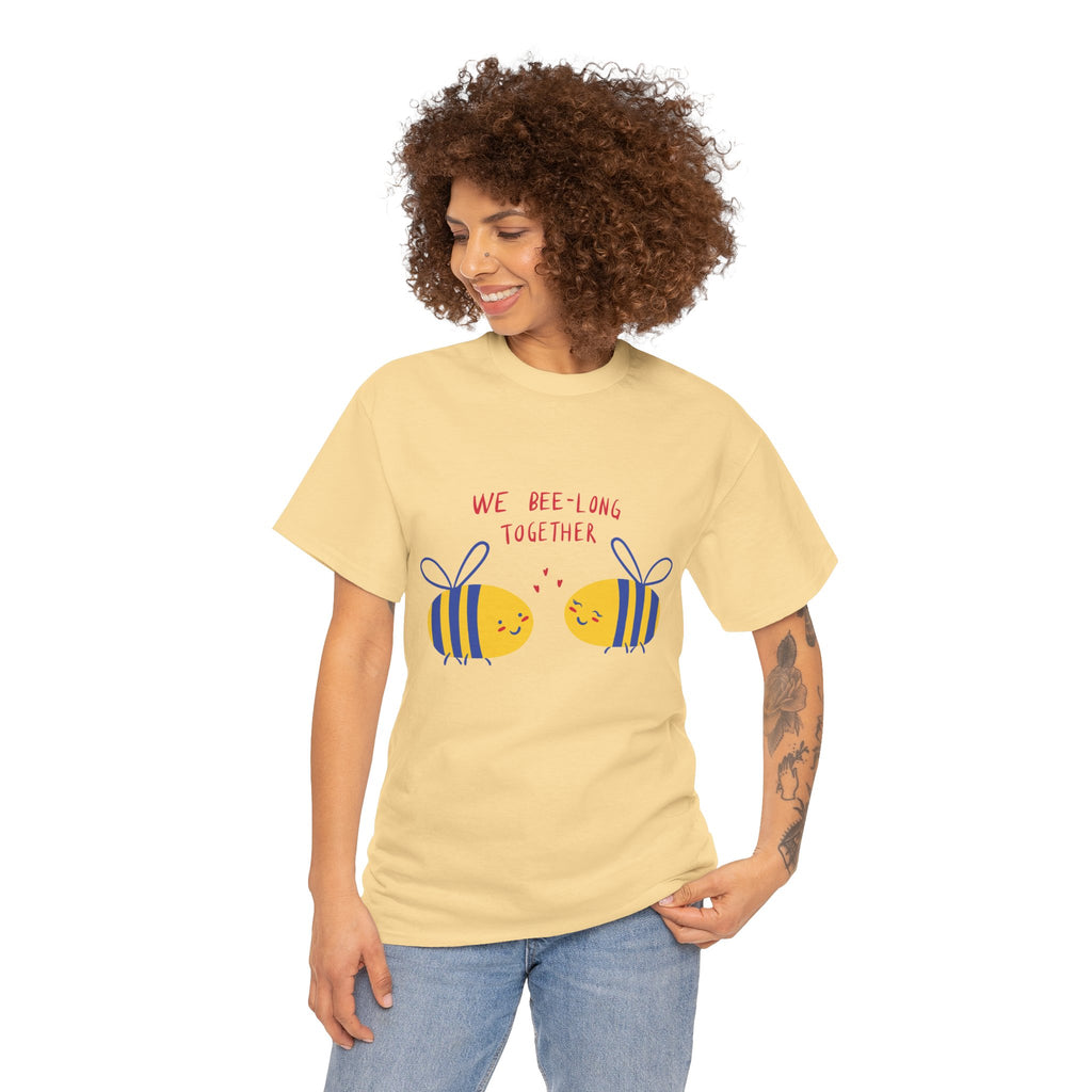 Bee-Long Together Tee — Cute Couples Bee Graphic Unisex Shirt