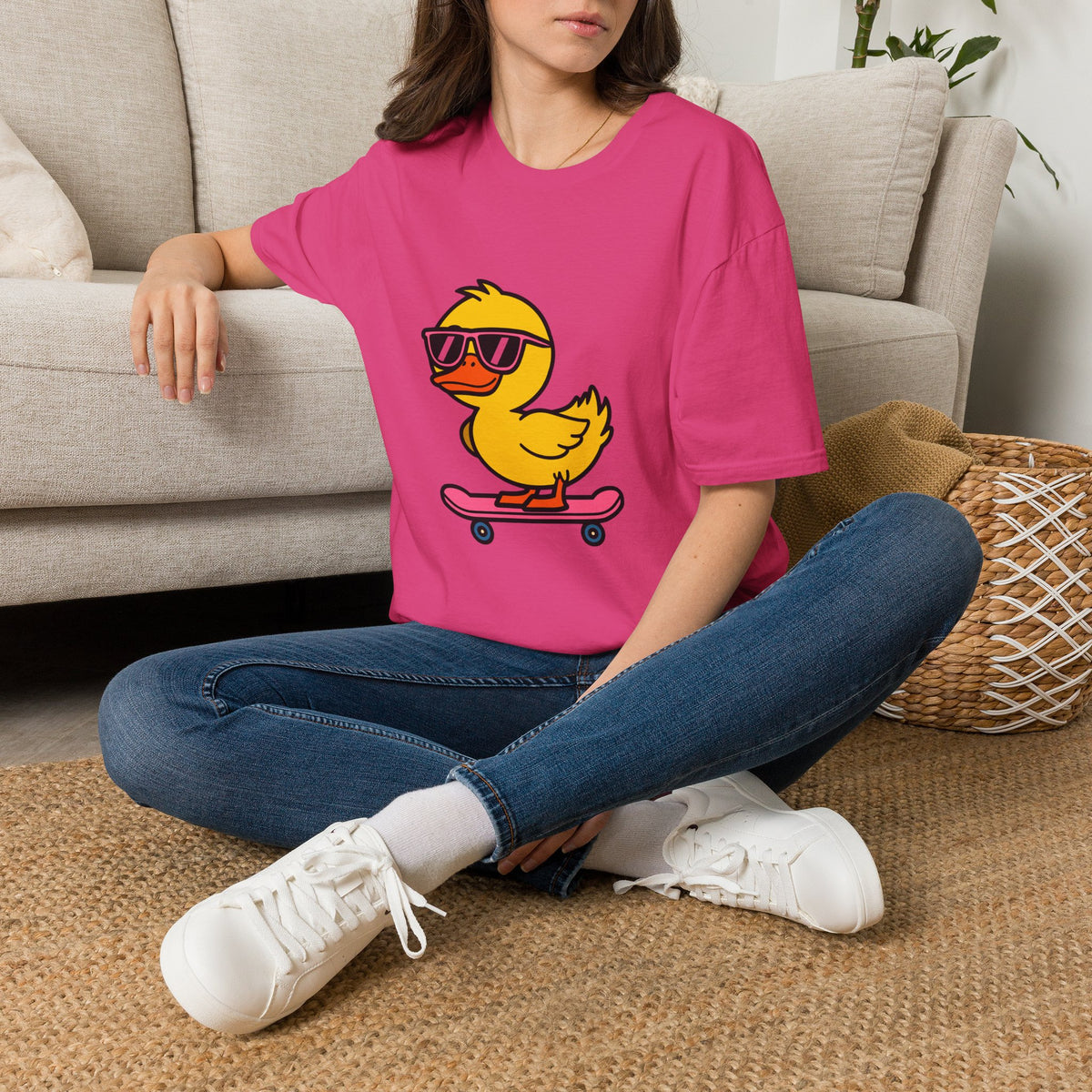 Cool Skateboard Duck T-Shirt