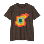 Abstract Topographic Lines T-Shirt