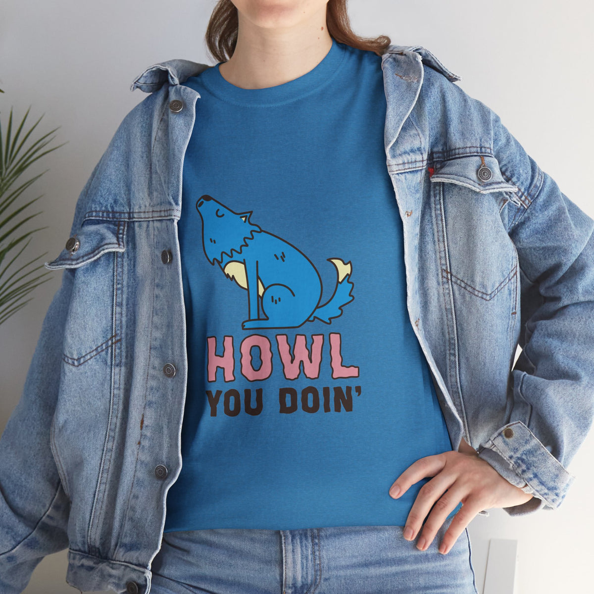 Howl You Doin' Wolf Unisex T-Shirt