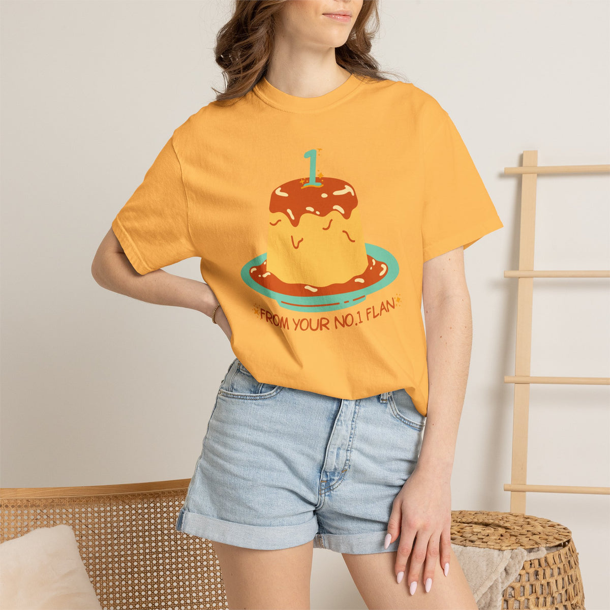 From Your No.1 Flan Graphic T-Shirt