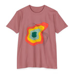 Abstract Topographic Lines T-Shirt