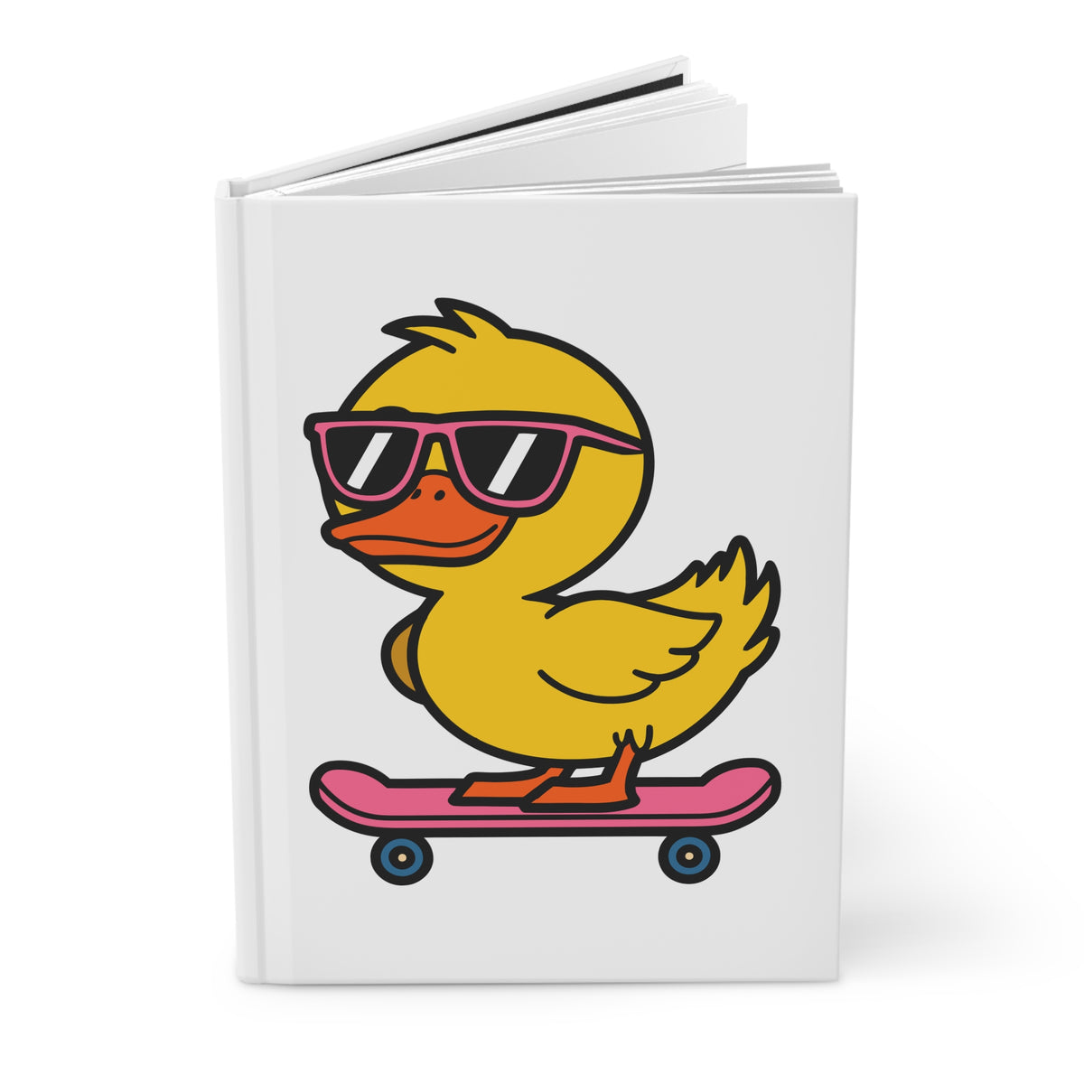 Skater Duck Hardcover Journal