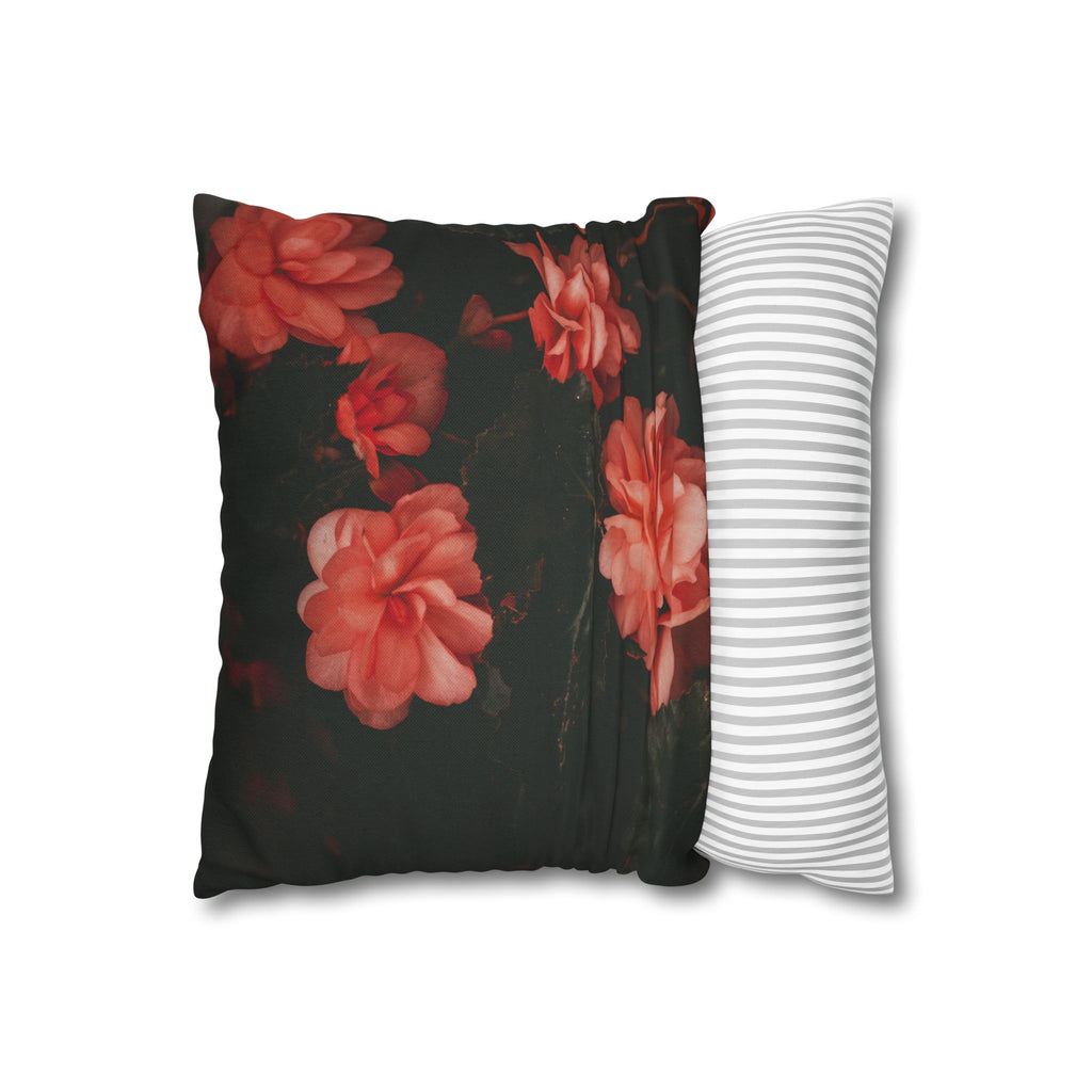 Vintage Floral Throw Pillowcase