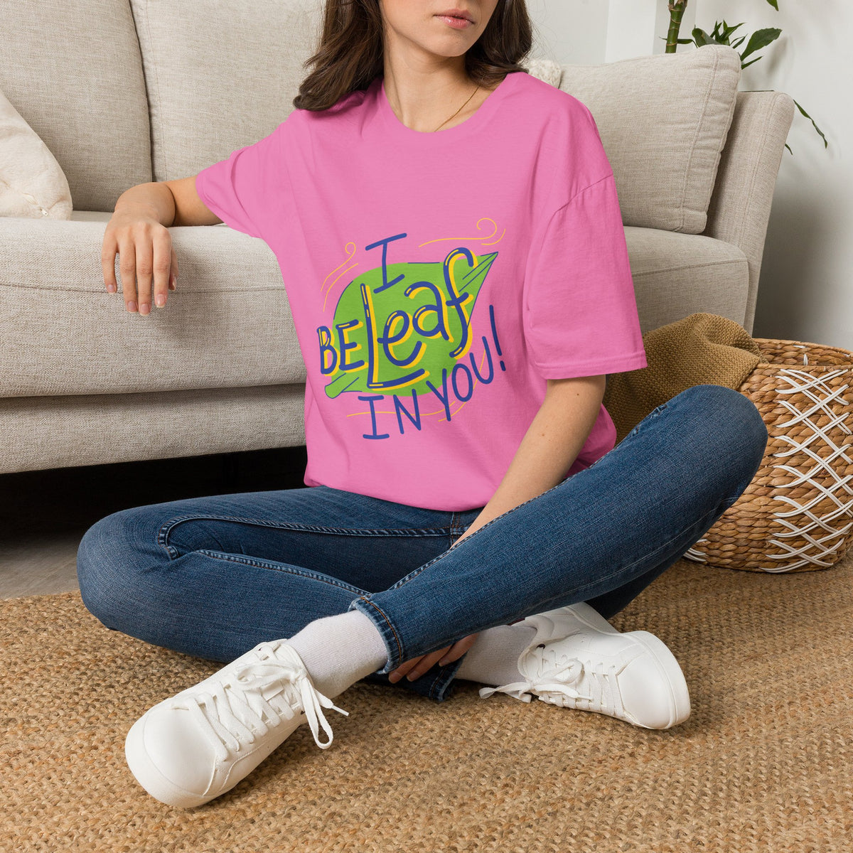 “I Beleaf In You” Plant Pun Tee