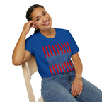 Minimalist Red Barcode T-Shirt
