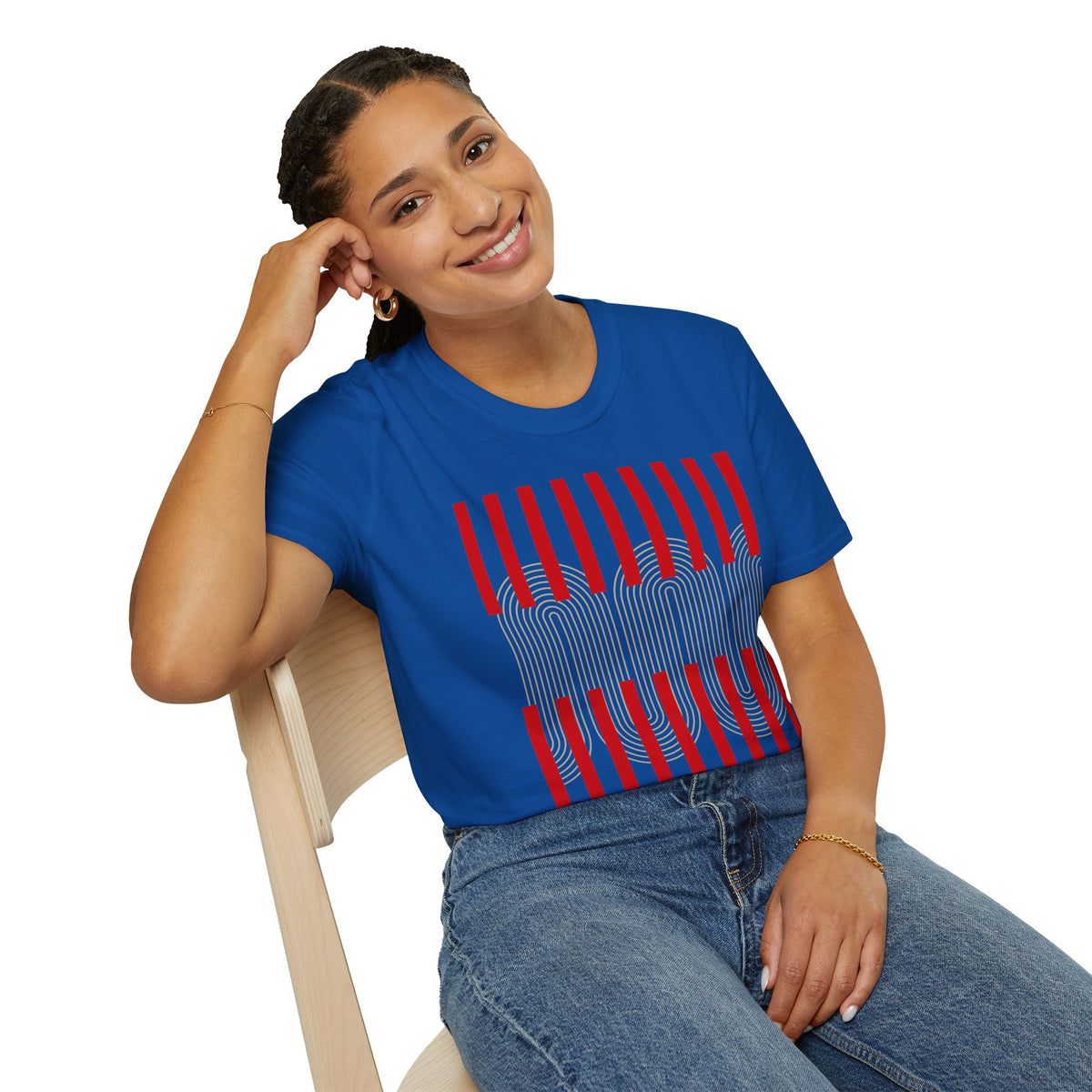 Minimalist Red Barcode T-Shirt