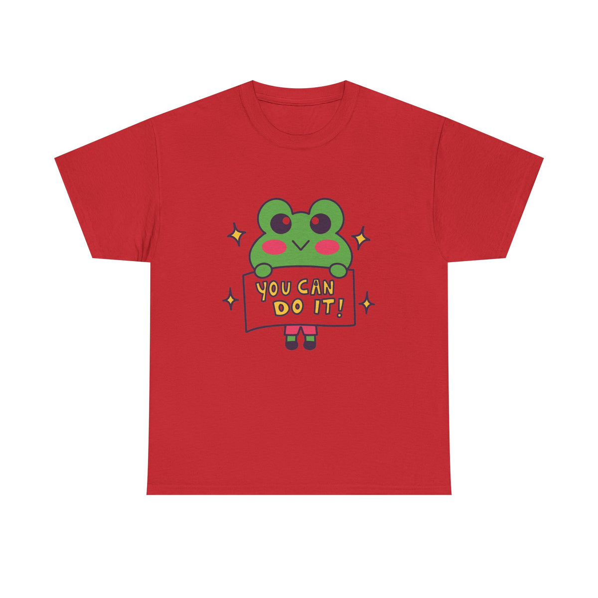 Cute Frog "You Can Do It!" Tee