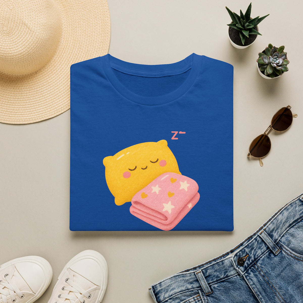 Kawaii Sleeping Pillow T-Shirt