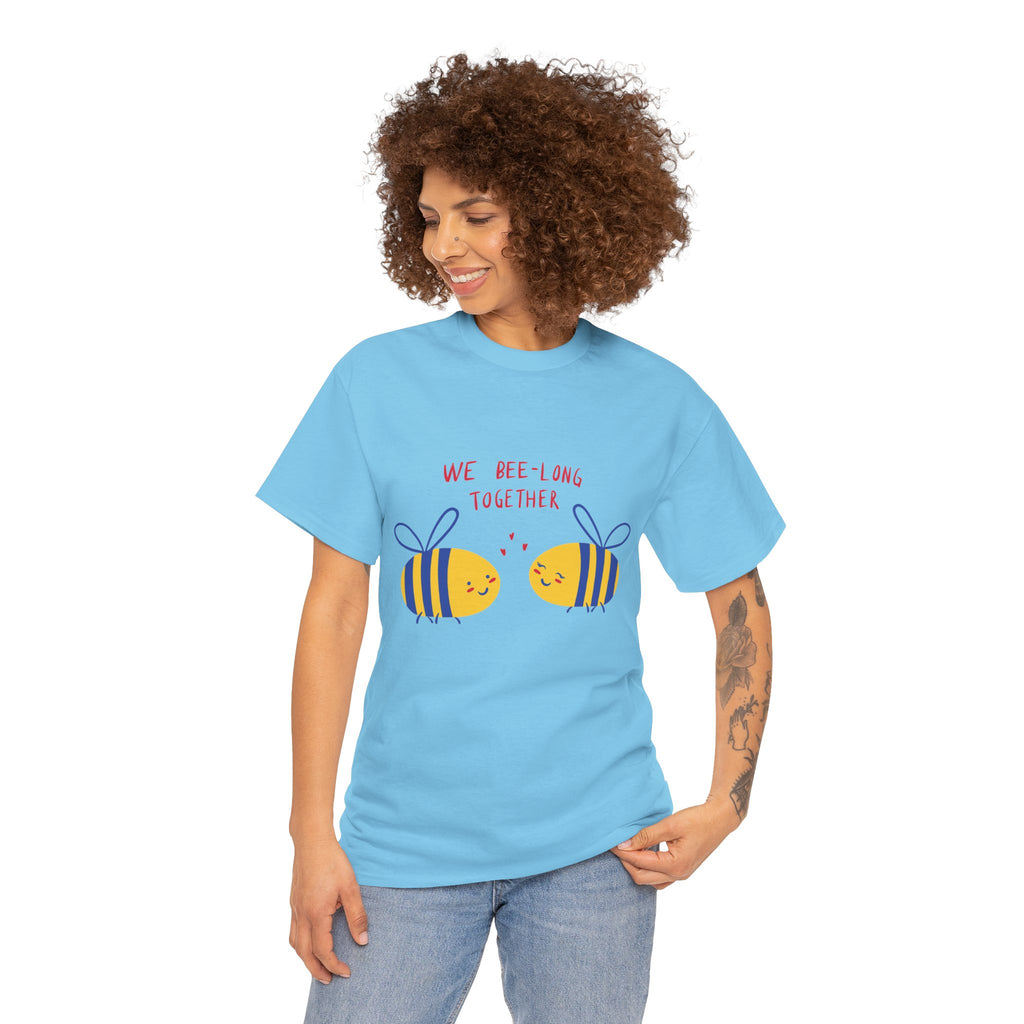 Bee-Long Together Tee — Cute Couples Bee Graphic Unisex Shirt