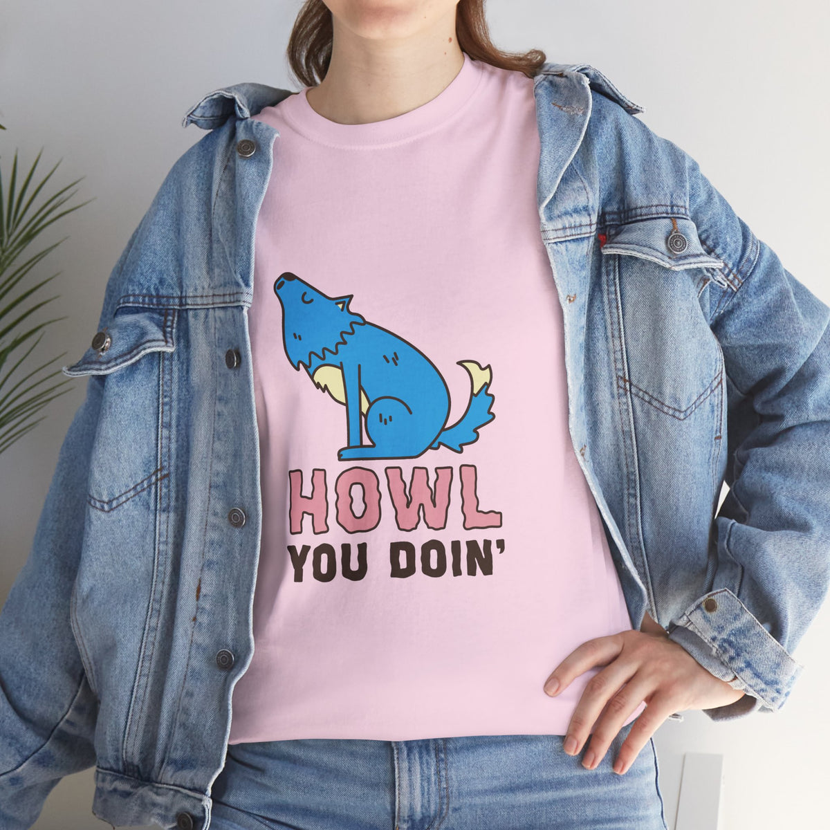 Howl You Doin' Wolf Unisex T-Shirt