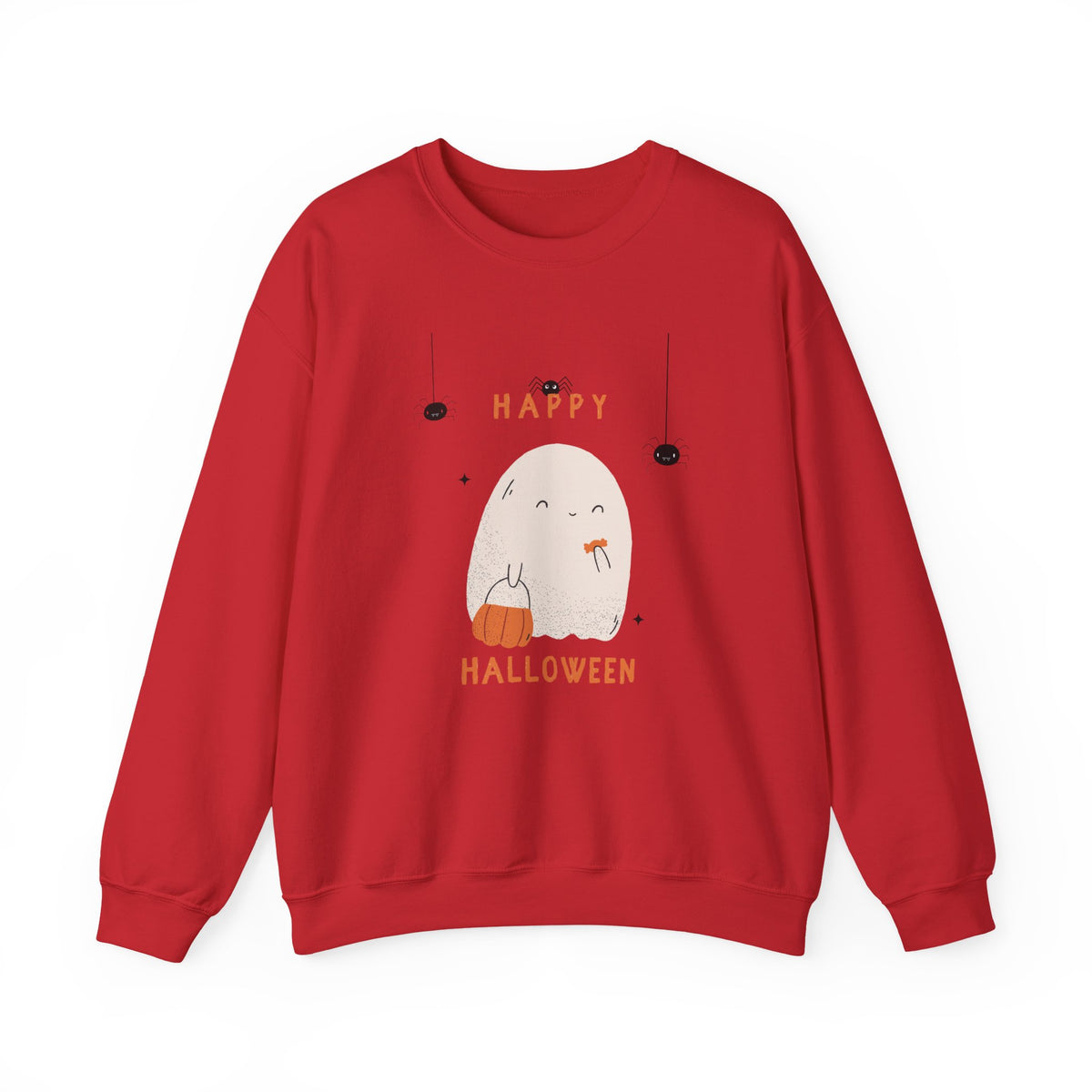 Cute Ghost Halloween Crewnec