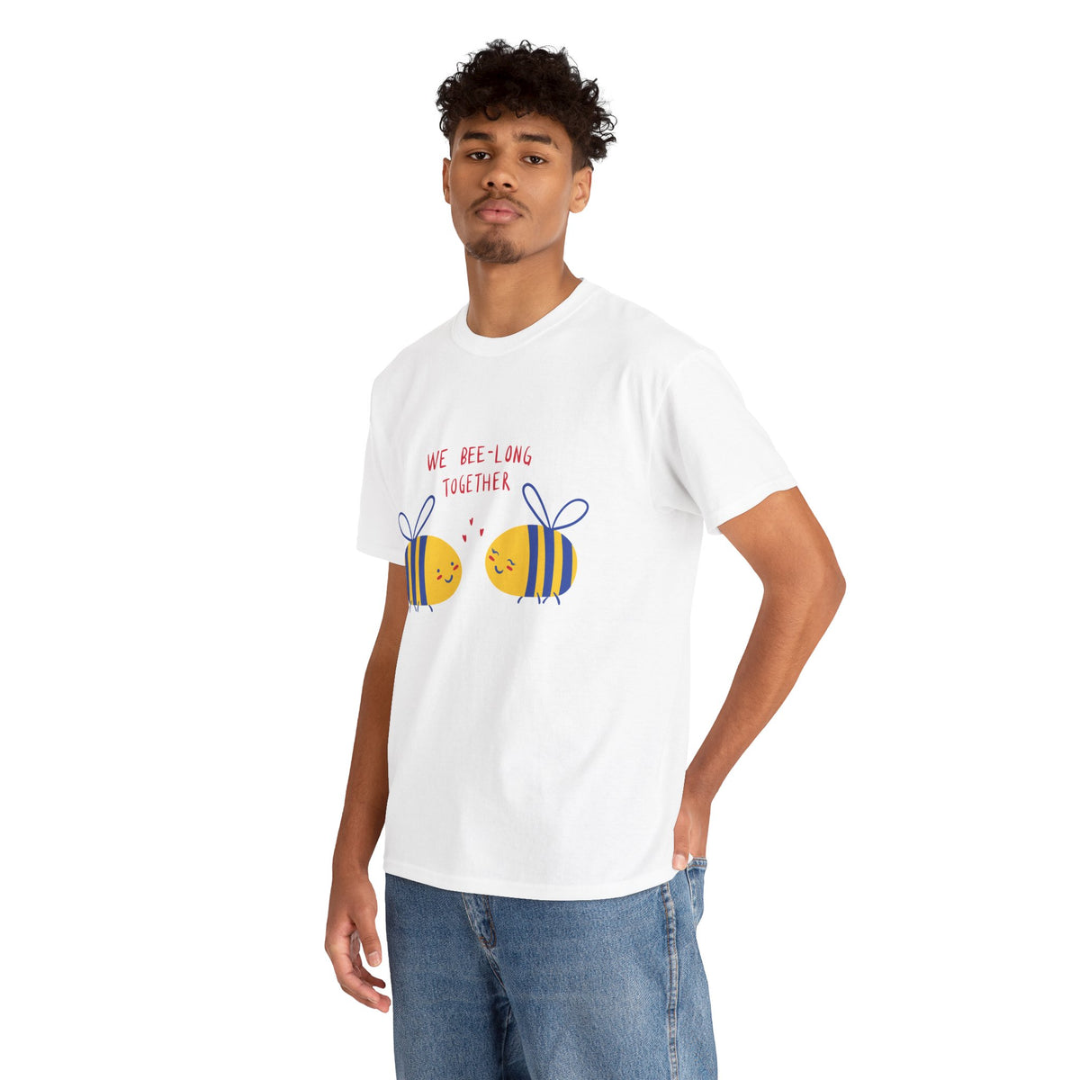 Bee-Long Together Tee — Cute Couples Bee Graphic Unisex Shirt