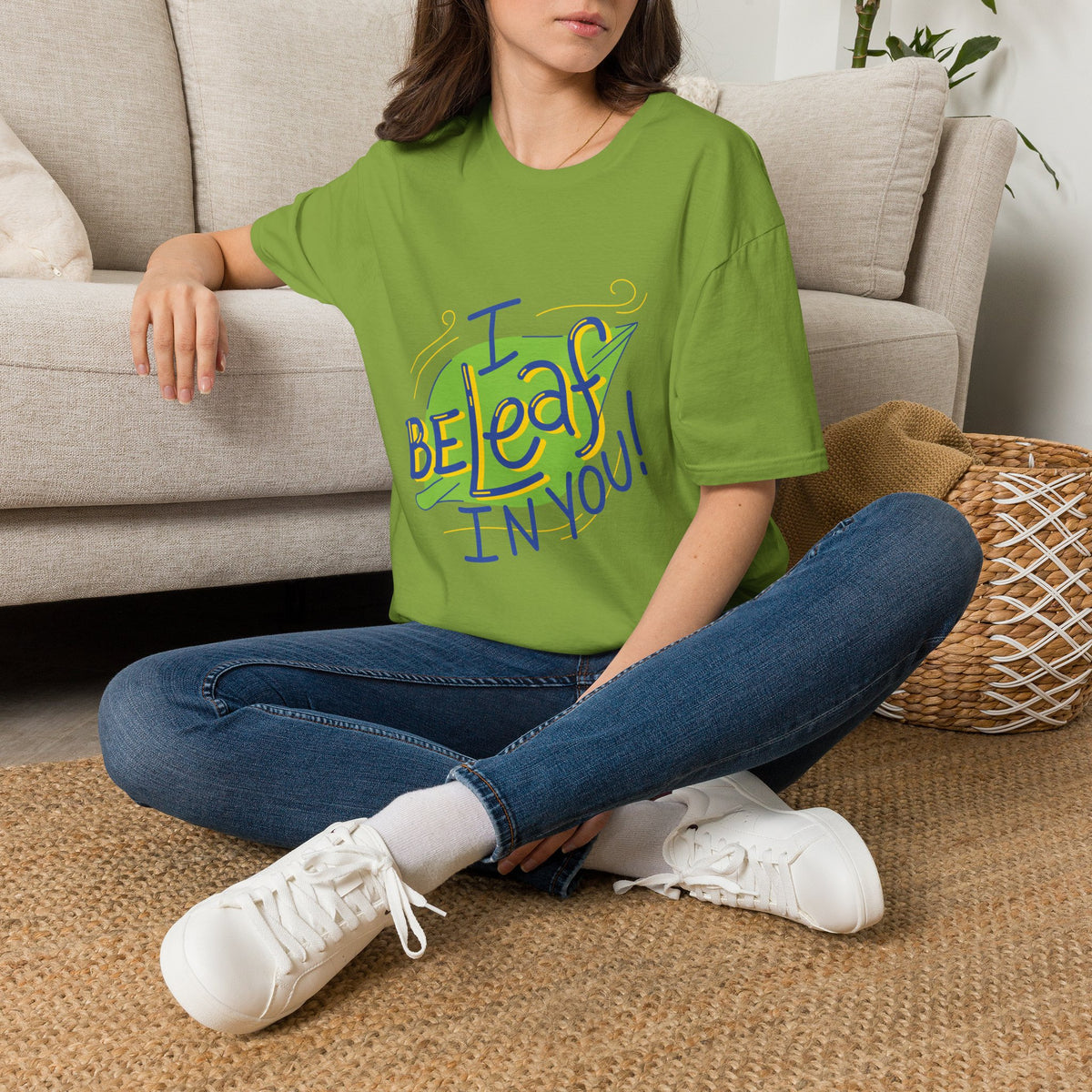 “I Beleaf In You” Plant Pun Tee