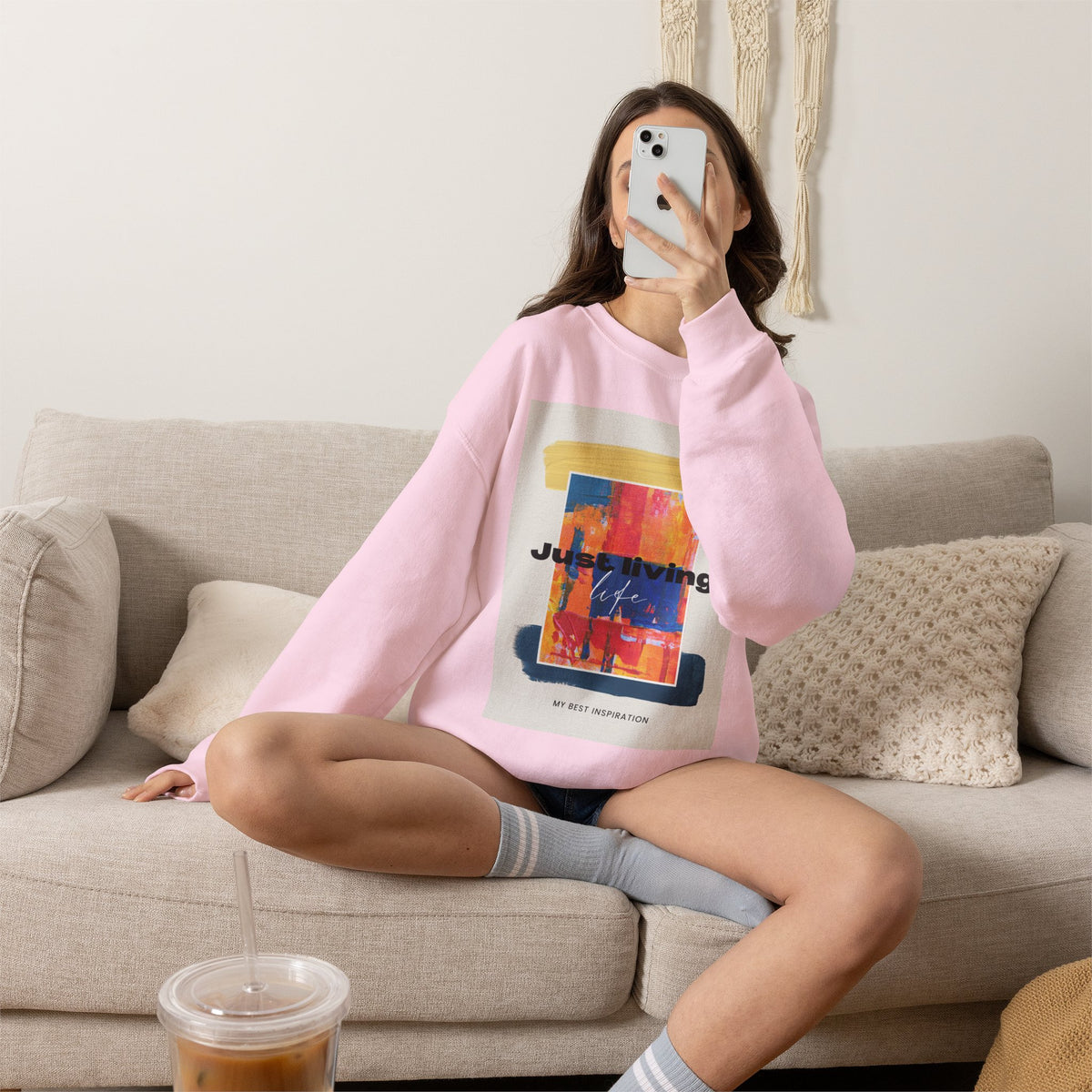 Just Living Crewneck Sweatshirt