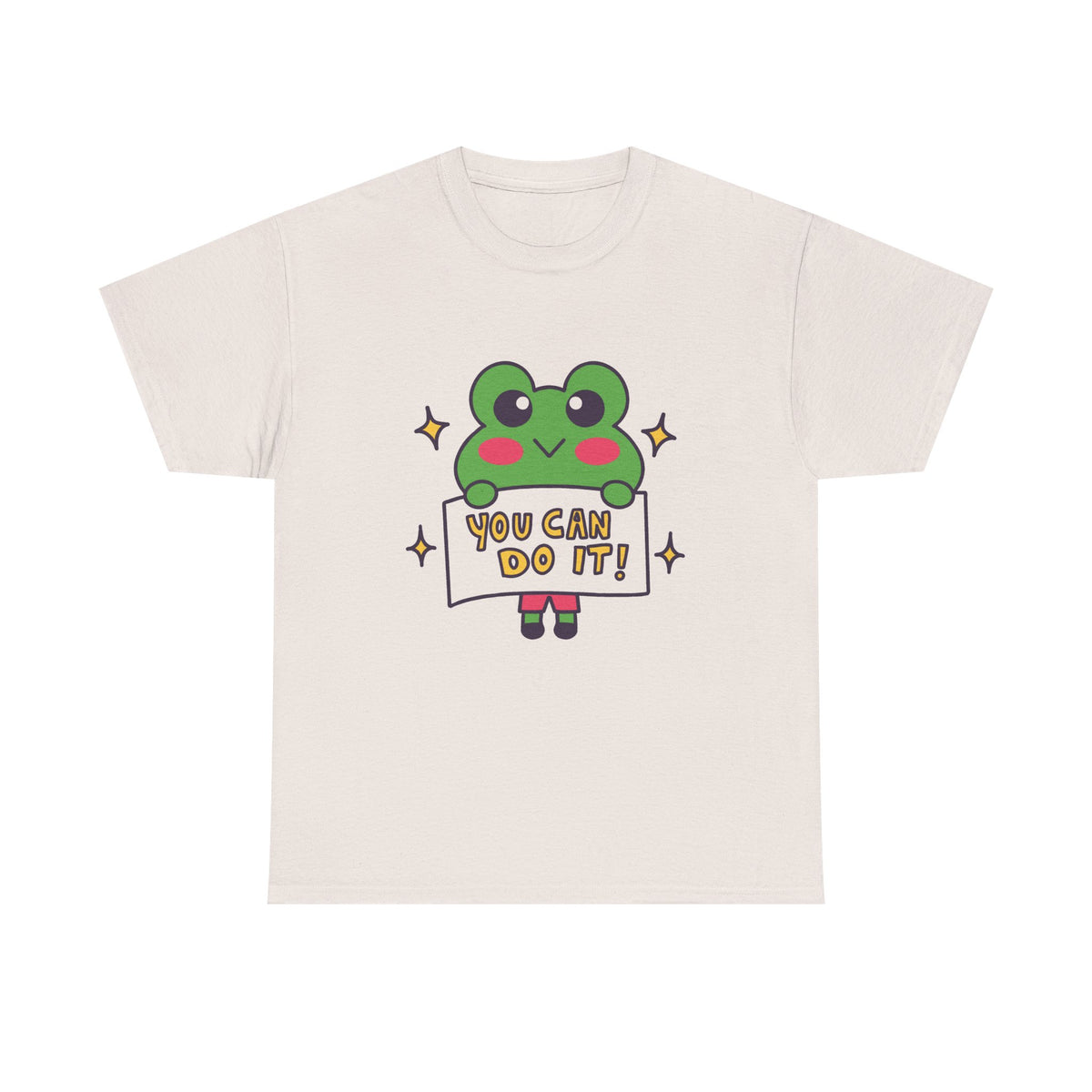 Cute Frog "You Can Do It!" Tee